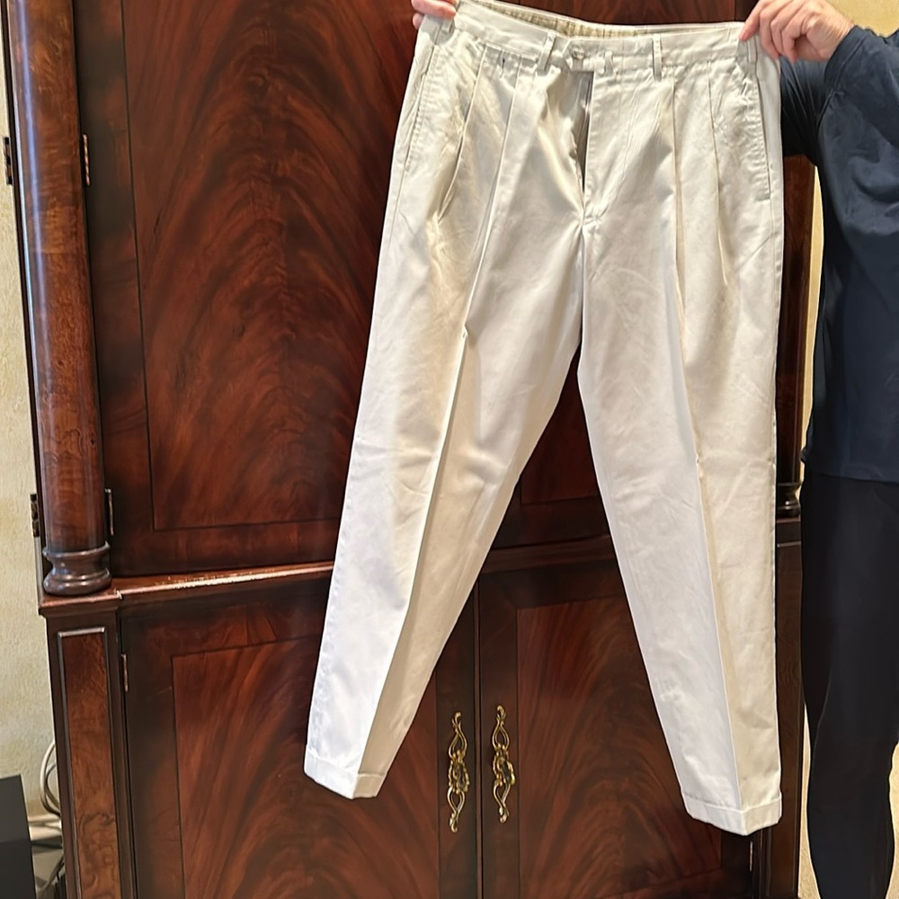 Men’s Faconnable Pants size 38 light khaki